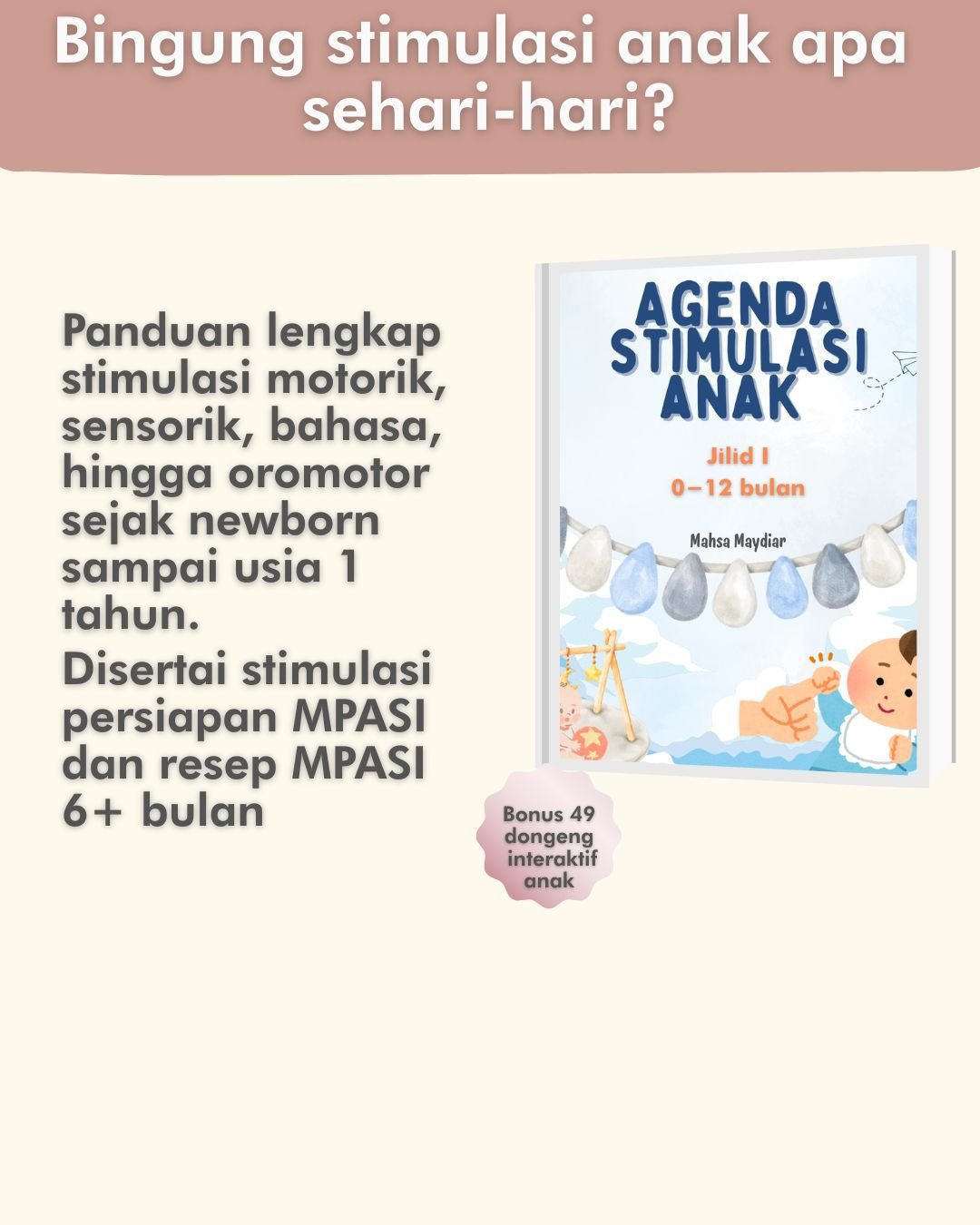 E-book Stimulasi anak 0–12 bulan